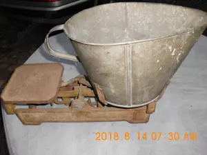 Waage alt 10 Kg von Soehnle mit großer Schütte Bild 2