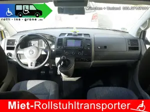 Miet-Rollstuhltransporter VW Bus behindertengerecht Rollstuhlrampe Rollstuhl Bild 6