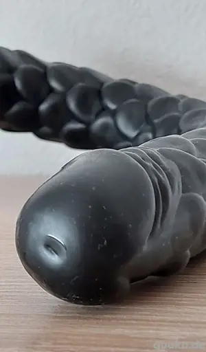 XXL Anal Dildo mit Saugfuß Schwarz Bild 5