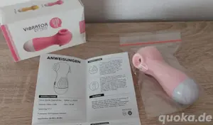 Mini Saug Vibrator Rosa USB Bild 2