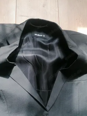 STRELLSON schwarzer Slimfit-Anzug Gr.L
