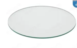 Glasplatte echt 90 cm Sicherheitglas auch für einen Ofen oder offenen kamin