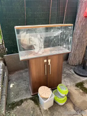 Nagerkäfig mit Unterschrank