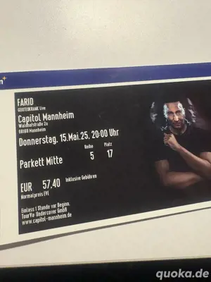 Tickets Farid Geisteskrank