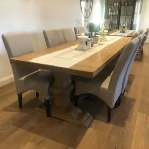 Klostertisch Esstisch Hartholztisch recycelt Teak Küchentisch 200x100cm in Starnberg NUR ABHOLER Bild 2