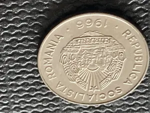 Münze Münzen Umlaufmünze Rumänien 25 Bani 1966 Bild 2