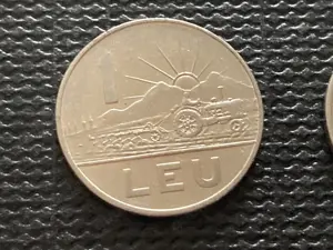 Münze Münzen Umlaufmünze Rumänien 1 Leu 1966
