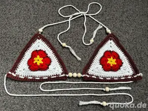 African Flower Bikini Top | NEU | Ungetragen 