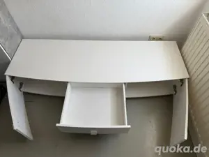 Weiße Fernseh TV Schrank Bild 2