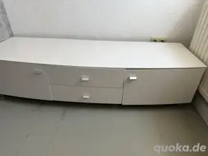 Weiße Fernseh TV Schrank Bild 4