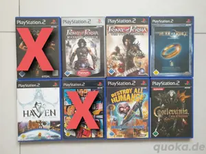 PS2 Spiele - Destroy all Humans, Castlevania, Haven, Prince of Persia, Herr der Ringe 
