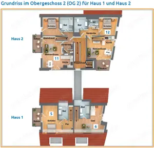 3,5-Zi.-Maisonette-Wohnung (103 m ) mit 2 Balkonen, Tageslichtbad & Keller in 73117 Wangen bei Göp Bild 3