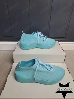 Damenhalbschuh in blau Größe 37