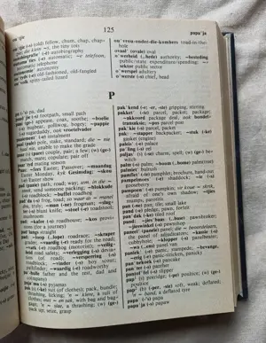 Südafrika-Wörterbuch: Afrikaans-English-Afrikaans Bild 4