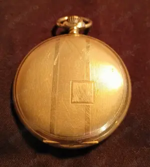 Junghans Astra Handaufzug Taschenuhr von Uropa - Vintage Bild 4