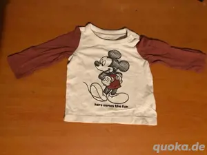 Mickey Mouse Langarmshirt Größe 62