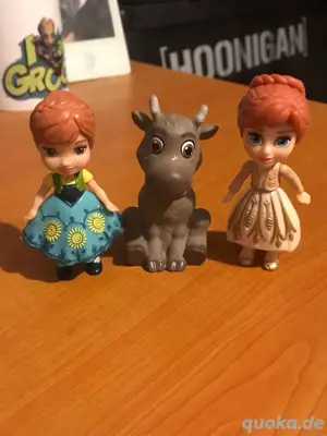 Eiskönigin Figuren - 2 x Anna & 1 x Sven