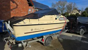 Kajütboot Shetland 570 Motorboot Angelboot inkl. Trailer