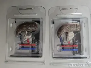 2x (1 Paar) Nagelneue Oticon Real 3 MiniRITE R Hörgeräte Akku aufladbar mit Ladestation Filter und B