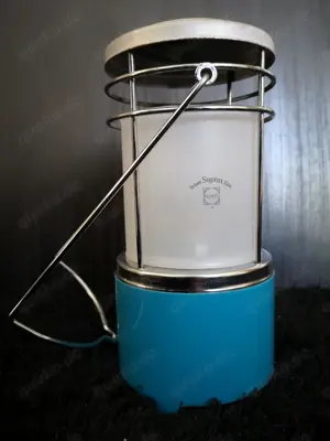CampinGaz ND Plane Air Vintage Gaslampe Suprax Glas und Zünder  Bild 6