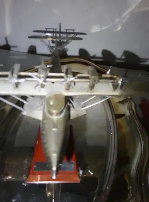 versilberte Flugzeugsammlung   EDITION  5teilig  