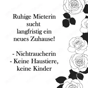 Ruhige Mieterin SUCHT eine kleine Wohnung in Düsseldorf