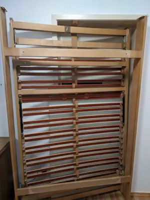 Holzbett mit Bettkasten 120x200cm