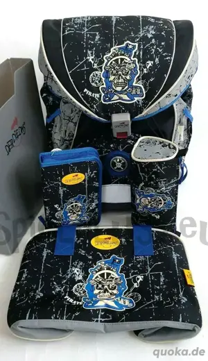 DerDieDas Rucksack set 3 teilig ErgoFlex Piraten jungen ranzen 800 Bild 4