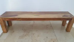 Sheesham Sitzbank 180 cm