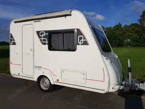 autarker Wohnwagen für 2-3 Personen zu vermieten ( Vermietung Verleih mieten leihen Caravan Camping 