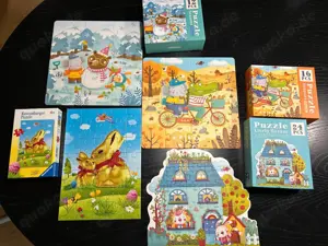 4x MiDeer + Ravensburger Puzzle 12,16, 24, 35 Teil