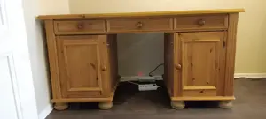 Schreibtisch Vollholz