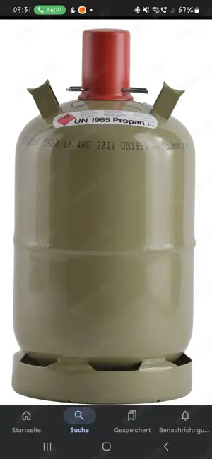 11kg Gasflaschen grau leer zu verkaufen