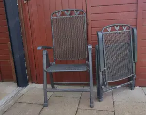 Klappstuhl Metall