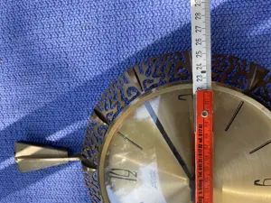 Wanduhr Atlanta Electric W. Germany 60 er Bild 2