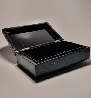 Lackschatulle | Lackbox | Antik | Nachlass | Sammlerstück Bild 2