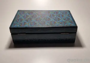 Lackschatulle | Lackbox | Antik | Nachlass | Sammlerstück Bild 5