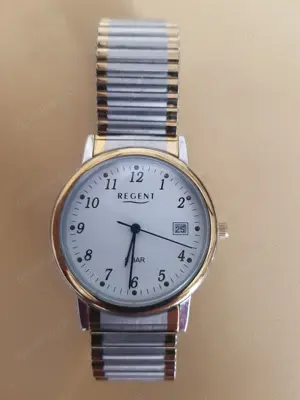 Damenarmbanduhr Fabrikat "Regent" Typ bicolor Line 