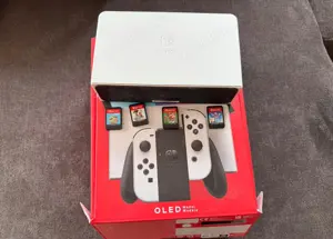 Nintendo Switch OLED inklusive 4 Spiele