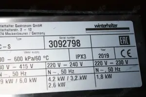 GASTRO Winterhalter UC-S Gläserspülmaschine - M18 Bild 5