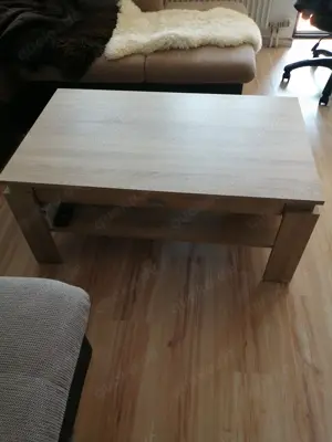 Couchtisch aus Eiche(wahrscheinlich Presseiche) mit Schublade