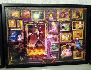 Ravensburger Villainous Disney Puzzle 1000 Bilderrahmen 70x50 cm Kunststoff Holz schwarz Bild 3