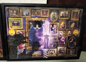 Ravensburger Villainous Disney Puzzle 1000 Bilderrahmen 70x50 cm Kunststoff Holz schwarz Bild 4