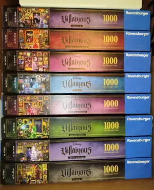 Ravensburger Villainous Disney Puzzle 1000 Bilderrahmen 70x50 cm Kunststoff Holz schwarz Bild 8