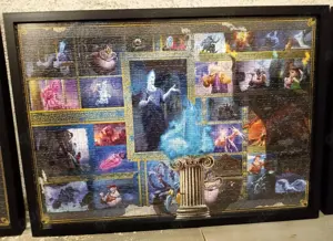 Ravensburger Villainous Disney Puzzle 1000 Bilderrahmen 70x50 cm Kunststoff Holz schwarz Bild 6