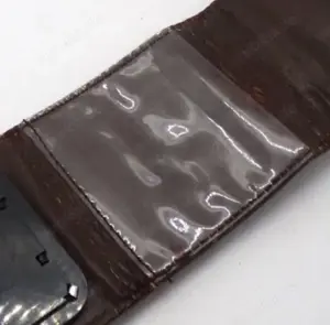 Alter LCD Wallet Reiseuhr 80er Travelling Clock Etui Schwarz Batterie selten OVP Bild 4