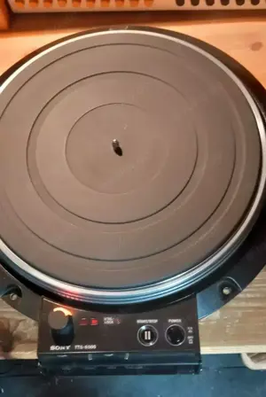 Plattenspieler   Laufwerk Sony TTS 8000   Schweres professionelles Laufwerk