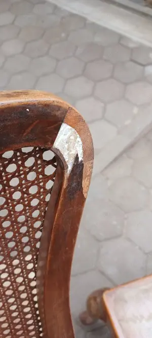 Alte antike Stühle, Biedermeier? Bild 7