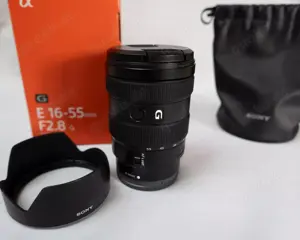 Sony alpha SEL 1655G Objektiv, E 16-55mm, F2.8G, APSC, E-mount