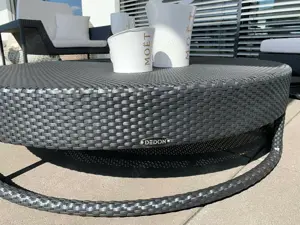 DEDON Luxus Lounge Gartenmöbel Gruppe Carbon Sitzgarnitur Bild 12